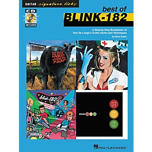 Hal Leonard Signature Licks Best of Blink-182 Book with CD