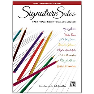 Alfred Signature Solos, Book 2 Elementary / Late Elementary