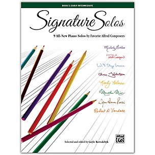 Alfred Signature Solos, Book 3 Early Intermediate