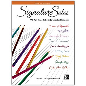 Alfred Signature Solos, Book 5 Late Intermediate