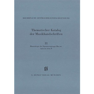 G. Henle Verlag Signaturengruppe Mus. ms. Autoren A-P Henle Books Series Softcover