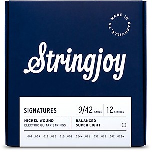 Stringjoy Signatures 12 String Nickel Wound Electric Guitar Strings