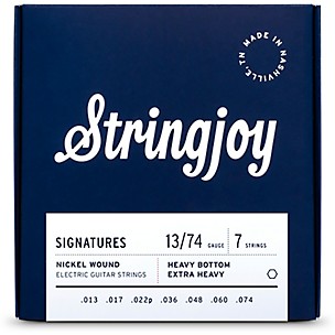 Stringjoy Signatures 7 String Nickel Wound Electric Guitar Strings