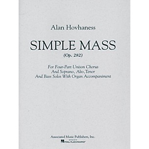 Associated Simple Mass (SATB) SATB composed by Alan Hovhaness