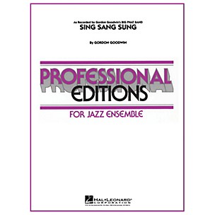 Hal Leonard Sing Sang Sung Full Score Jazz Band