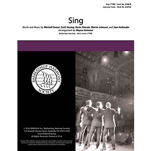 Barbershop Harmony Society Sing TTBB A Cappella arranged by Wayne Grimmer