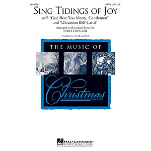 Hal Leonard Sing Tidings of Joy SSA Arranged by Emily Crocker