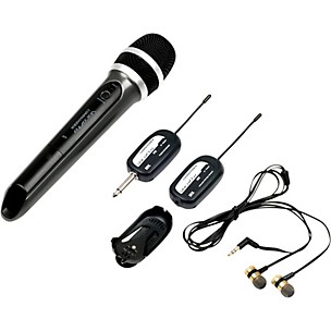 Vocopro SingAndHear-Duet All-In-One Wireless Microphone/Wireless In-Ear Receiver System, 900-927.2mHz