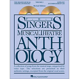 Hal Leonard Singer's Musical Theatre Anthology for Soprano Volume 2 2CD's Accompaniment