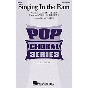 Hal Leonard Singing in the Rain SATB arranged by Anita Kerr