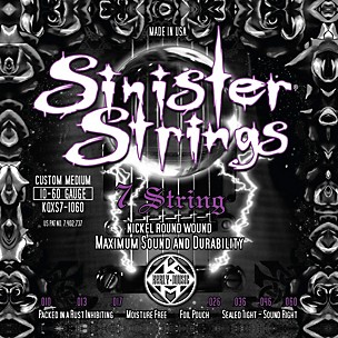 Kerly Music Sinister Strings NPS 7 String Custom Medium Electric Guitar Strings