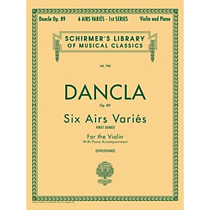 G. Schirmer Six Airs Varies Op 89 Violin Piano By Dancla