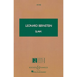 Boosey and Hawkes Slava! (Study Score) Boosey & Hawkes Scores/Books Series Composed by Leonard Bernstein