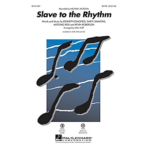 Hal Leonard Slave to the Rhythm SAB by Michael Jackson Arranged by Mac Huff