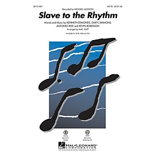 Hal Leonard Slave to the Rhythm SATB by Michael Jackson arranged by Mac Huff