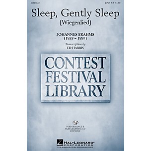 Hal Leonard Sleep, Gently Sleep (Wiegenlied) 2-Part arranged by Ed Harris