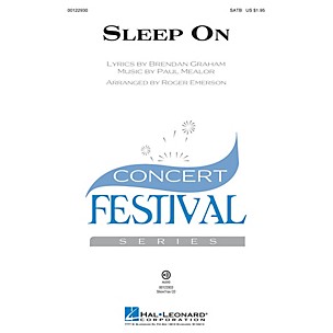 Hal Leonard Sleep On SAB by Hayley Westenra Arranged by Roger Emerson