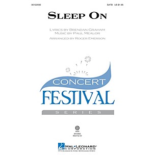 Hal Leonard Sleep On SATB by Hayley Westenra arranged by Roger Emerson