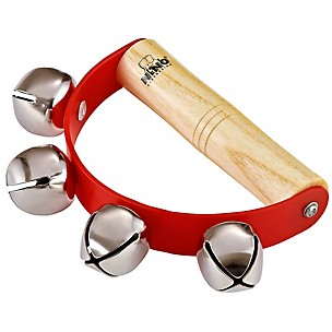 Nino Sleigh Bells With Wooden Ergo Grip & 4 Bells -