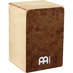 MEINL Snarecraft Series Mid-Size Cajon, Burl Wood