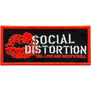 C&D Visionary Social Distortion Lip logo Patch