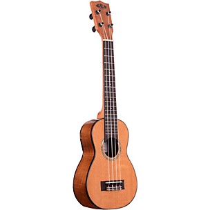 Kala Solid Cedar Top Acacia Soprano Long-Neck Ukulele