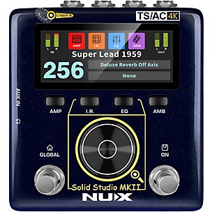 NUX Solid Studio MKII Preamp, Power Amp Simulator and IR Loader Pedal -