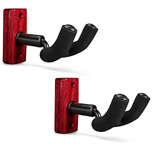 Proline Solid Wood Guitar Hanger - Cherry, 2-Pack