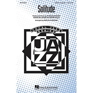 Hal Leonard Solitude SATB a cappella arranged by Paris Rutherford