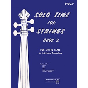 Alfred Solo Time for Strings Book 2 Viola