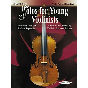 Alfred Solos for Young Violinists Violin Part and Accompaniment Vol. 4 (Book)
