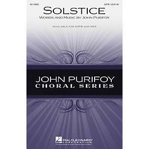 Hal Leonard Solstice SSA Composed by John Purifoy