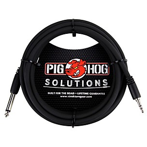 Pig Hog Solutions 3.5mm TRS to 1/4" Mono Adapter Cable (10 ft.)