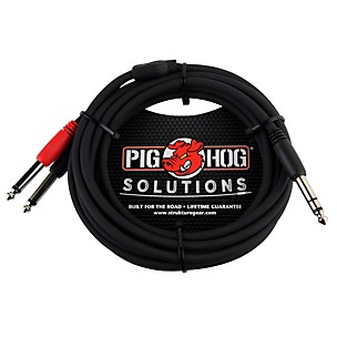 Pig Hog Solutions TRS(M) to Dual 1/4" Insert Cable