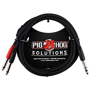 Pig Hog Solutions TRS(M) to Dual 1/4" Insert Cable