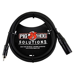 Pig Hog Solutions XLR(M) to RCA(M) Adapter Cable