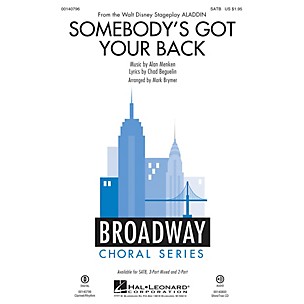 Hal Leonard Somebody's Got Your Back 3-Part Mixed Arranged by Mark Brymer