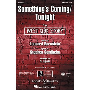 Hal Leonard Something's Coming/Tonight (from West Side Story) Arranged by Ed Lojeski