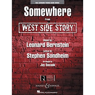 Hal Leonard Somewhere (from West Side Story) Full Score Concert Band Level 3 Arranged by Jay Bocook