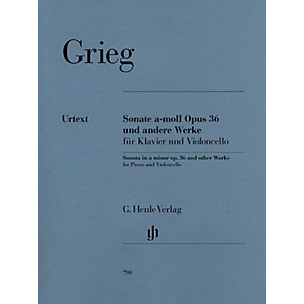 G. Henle Verlag Sonata A minor Op. 36 and Other Works (Cello and Piano) Henle Music Folios Series Softcover