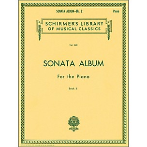 G. Schirmer Sonata Album Book 2 for Piano 11 Sonatas By Haydn, Mozart And Beethoven