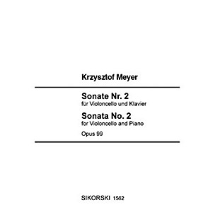 SIKORSKI Sonata No. 2 for Violoncello and Piano, Op. 99 String Series