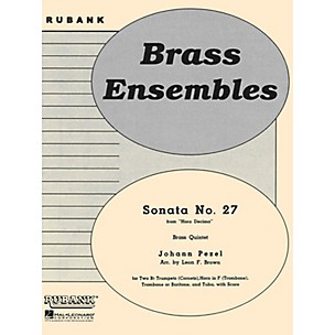 Rubank Publications Sonata No. 27 (from Hora Decima) (Brass Quintet - Grade 2) Rubank Solo/Ensemble Sheet Series