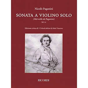 Ricordi Sonata a Violino Solo (Critical Edition by Italo Vescovo) String Series Softcover