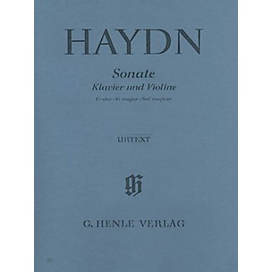 G. Henle Verlag Sonata for Piano and Violin in G Major Hob. XV:32 Henle Music Folios Series Softcover