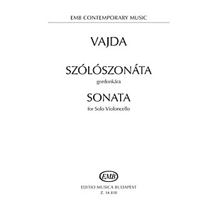 Editio Musica Budapest Sonata for Solo Violoncello EMB Series Softcover