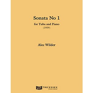 TRO ESSEX Music Group Sonata for Tuba and Piano (1959) (Tuba (B.C.)) Richmond Music ¯ Instrumental Series by Alec Wilder
