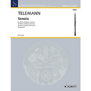 Schott Sonata in G Min (Oboe with Piano Accompaniment) Schott Series