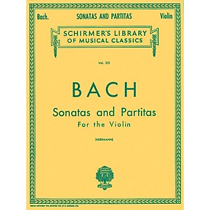 G. Schirmer Sonatas And Partitas Violin Unaccompanied By Bach