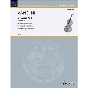 Schott Sonatas in F Major and G Major (Cello and Piano) Schott Series